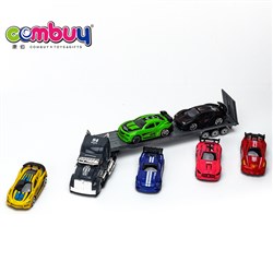 CB937594 CB937595 - 1: 58 city trailer set three car sliding alloy